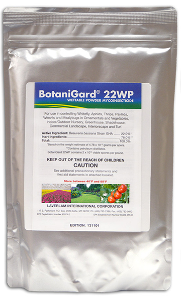 BotaniGard® 22WP Mycoinsecticide 1 lb Bag - 12 per case - OMRI Products